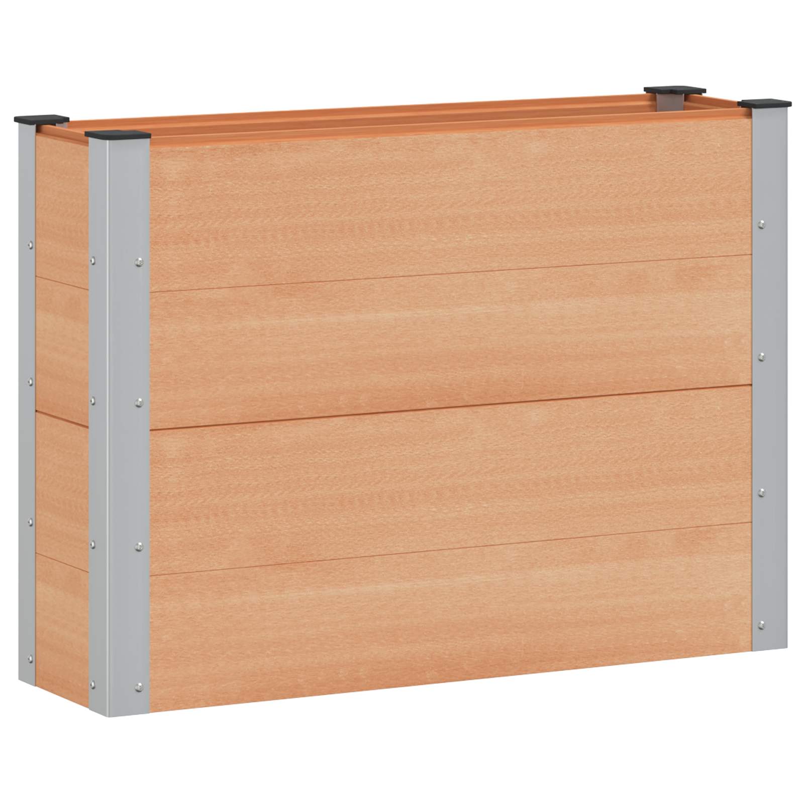 vidaXL Podniesiona rabata ogrodowa brązowy 100 x 30 x 72 cm