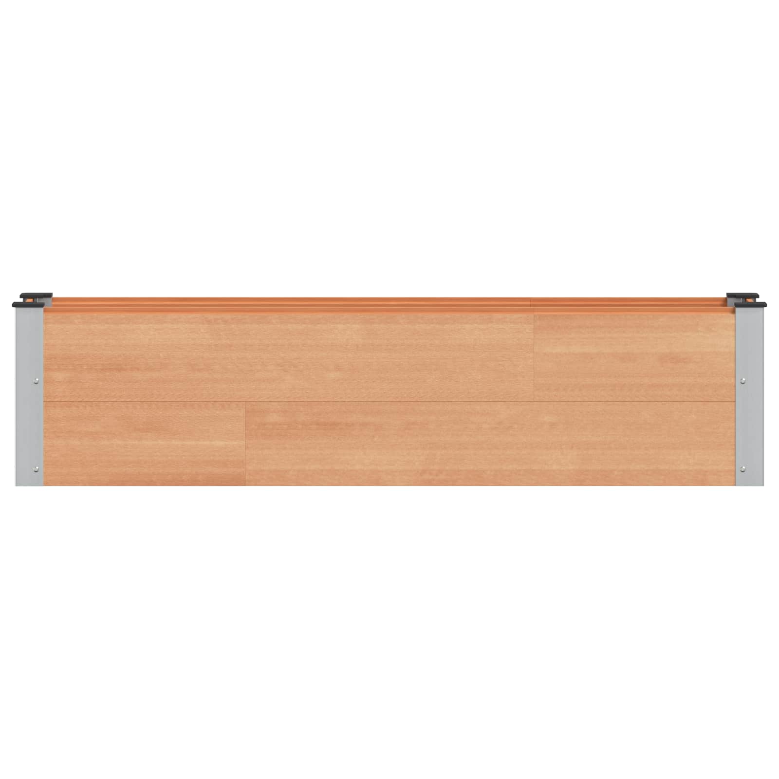 vidaXL Podniesiona rabata ogrodowa brązowy 150 x 30 x 36 cm