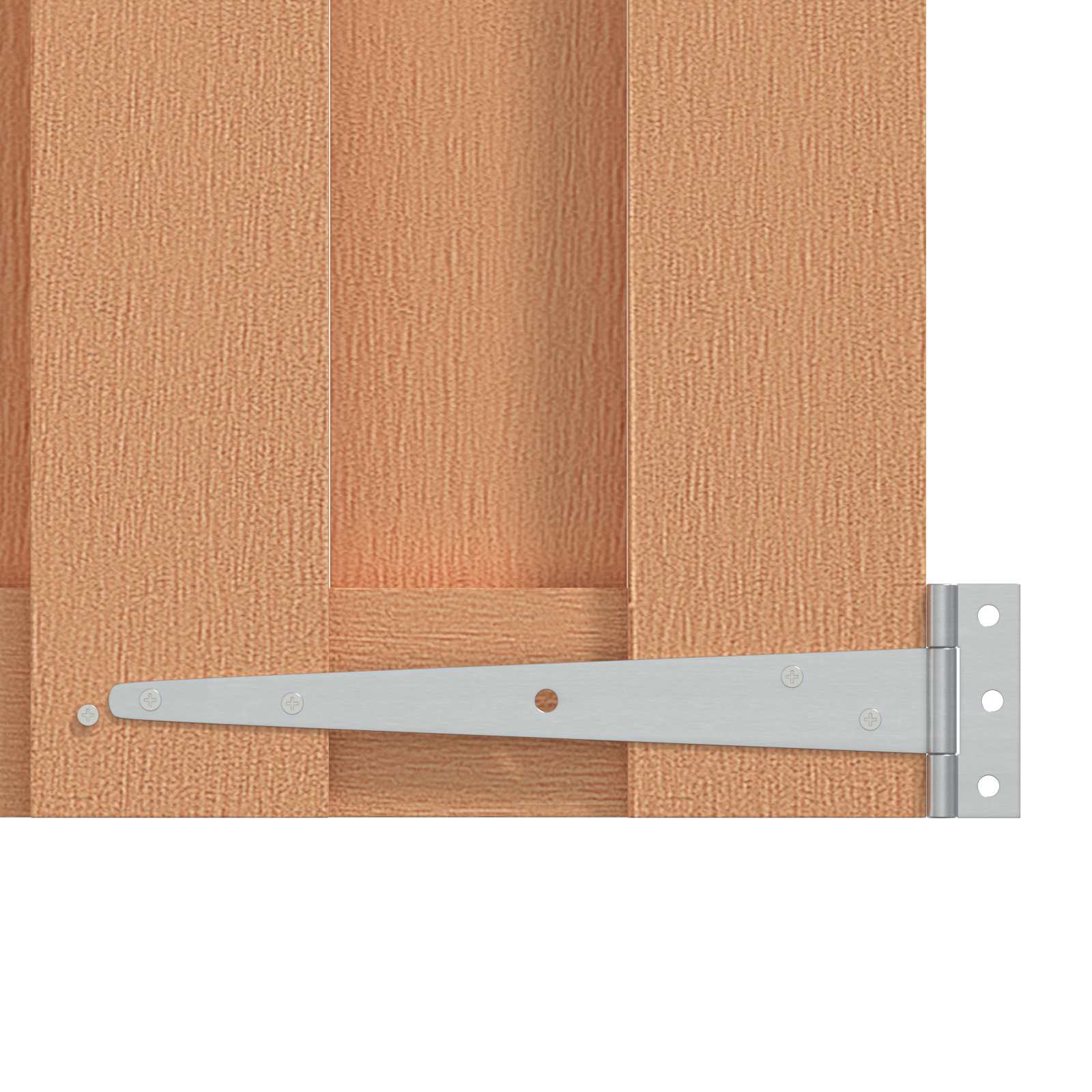 vidaXL Brama ogrodowa 100 x 60 cm WPC i aluminium brązowy