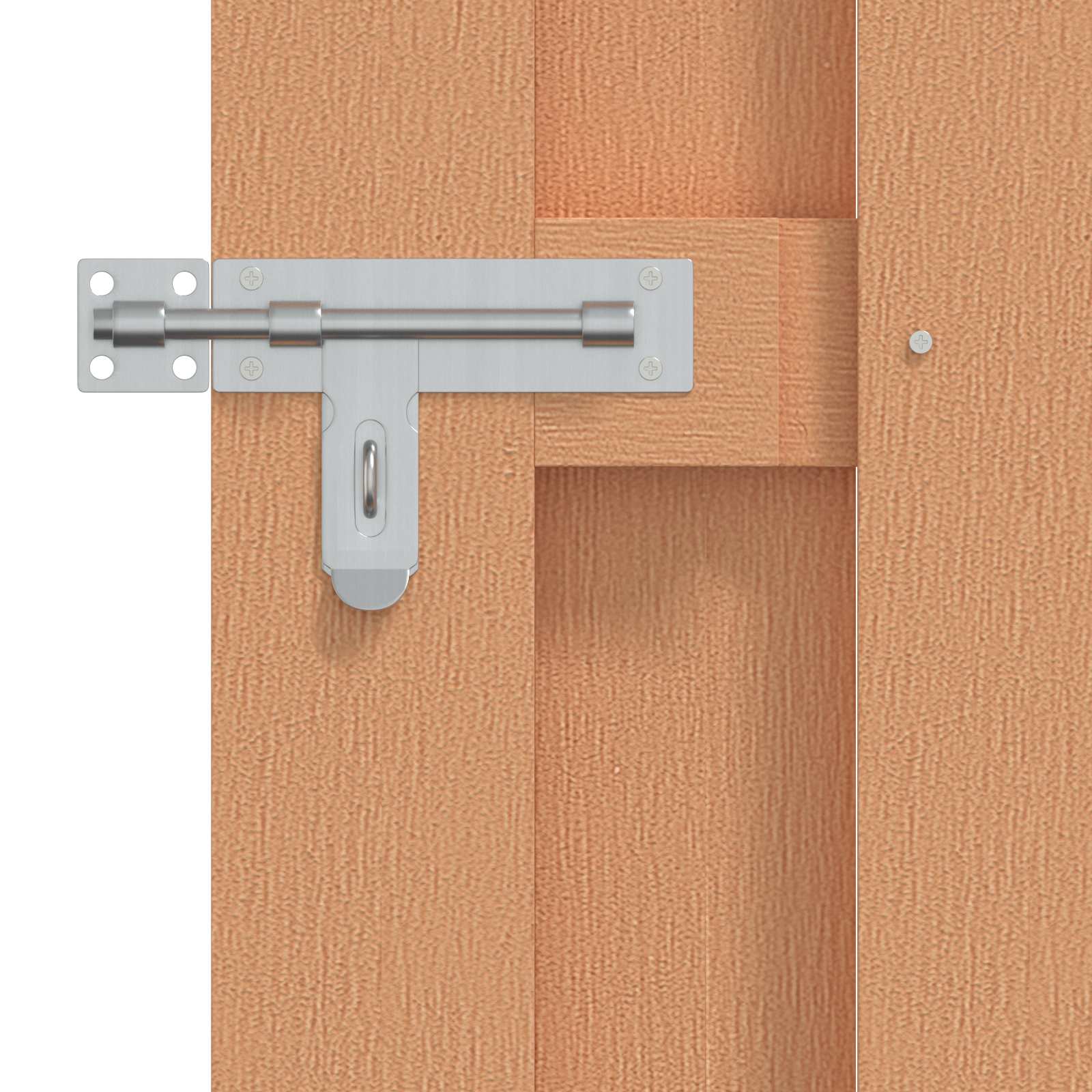 vidaXL Brama ogrodowa 100 x 100 cm WPC i aluminium brązowy