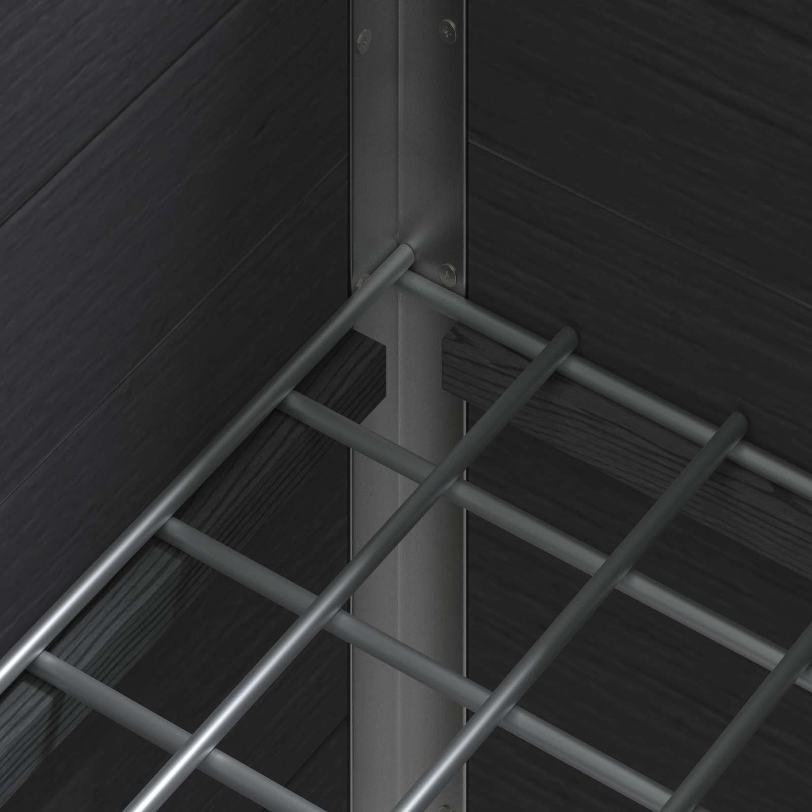 vidaXL Podniesiona rabata ogrodowa Szary 75 x 30 x 82 cm