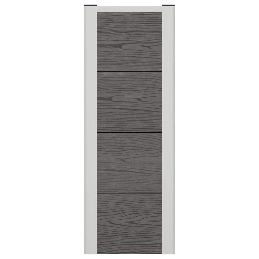 vidaXL Podniesiona rabata ogrodowa Szary 75 x 30 x 82 cm