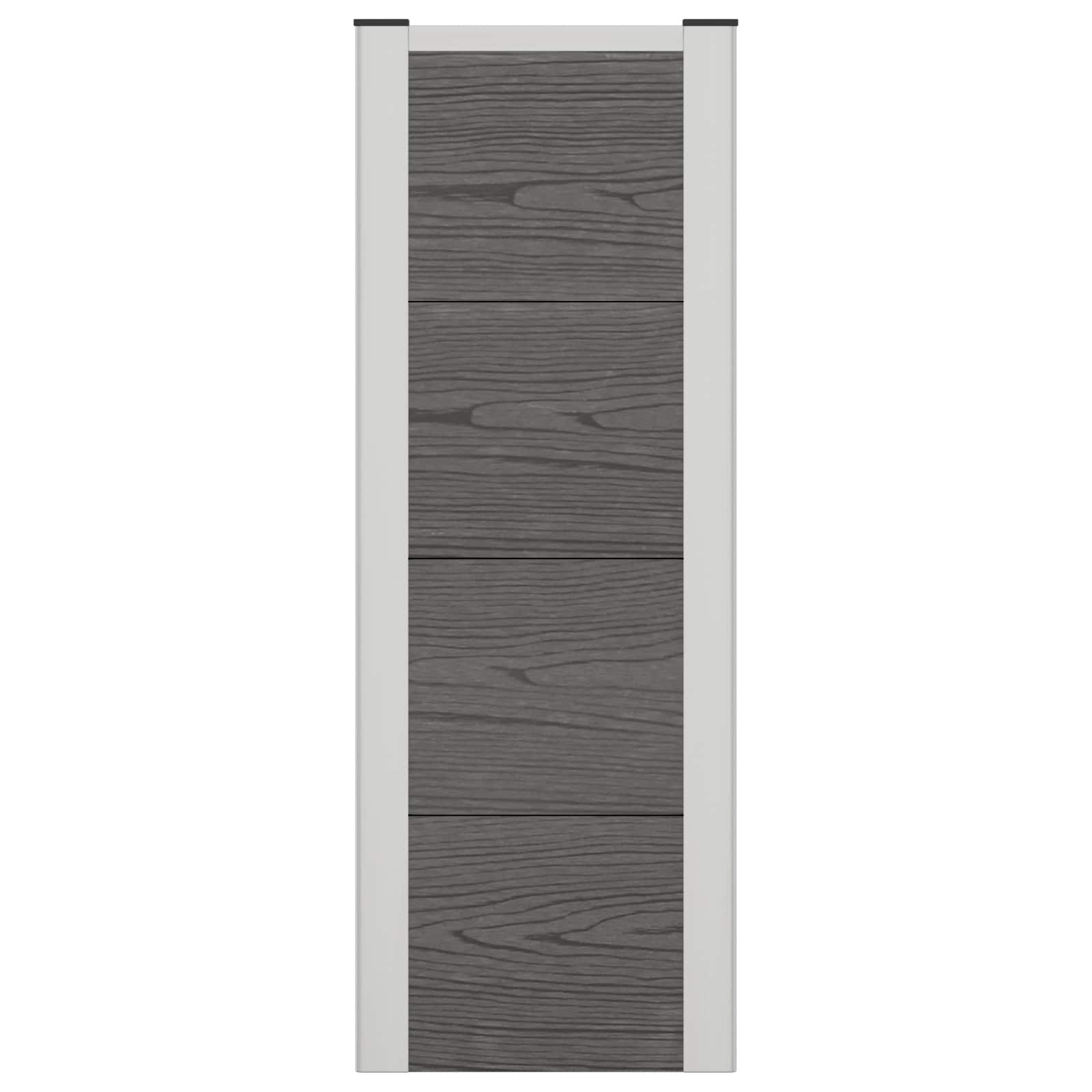 vidaXL Podniesiona rabata ogrodowa Szary 75 x 30 x 82 cm