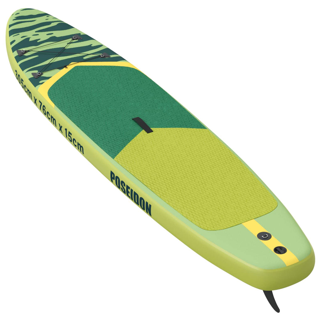 vidaXL Nadmuchiwany Paddle Board POSEIDON 305 x 76 x 15 cm zielony dla
