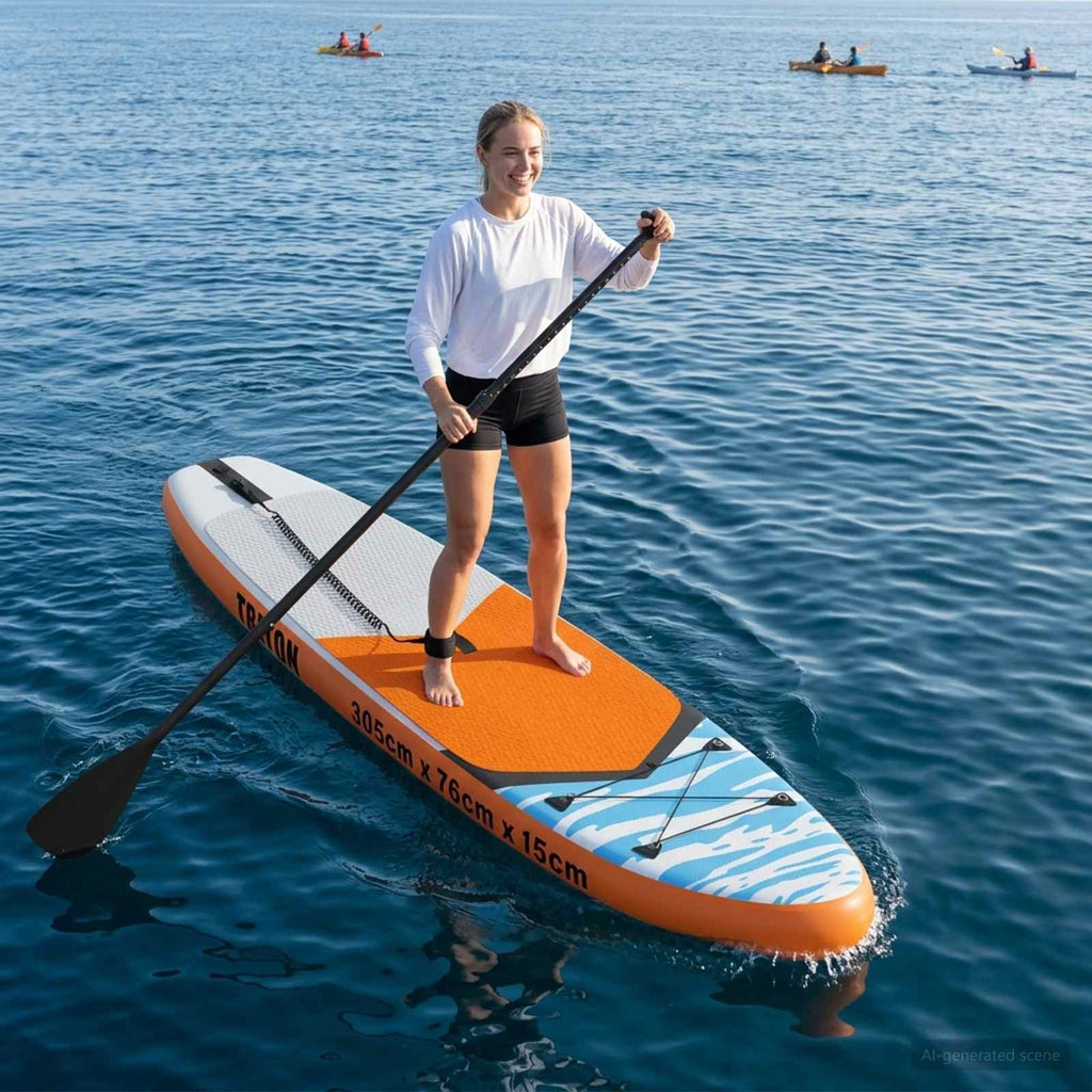 vidaXL Nadmuchiwana deska do paddleboardu TRITON 305 x 76 x 15 cm dla