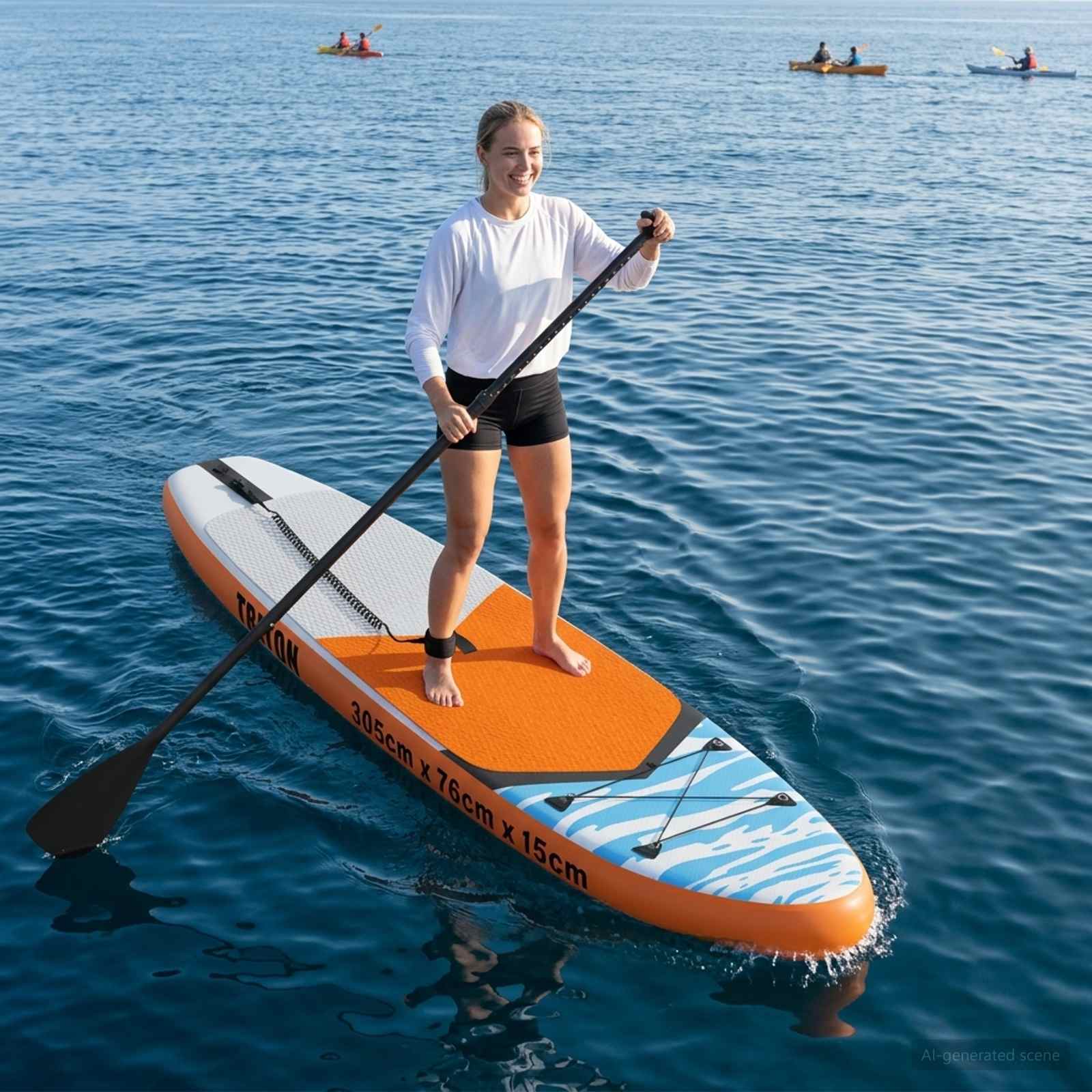 vidaXL Nadmuchiwana deska do paddleboardu TRITON 305 x 76 x 15 cm dla