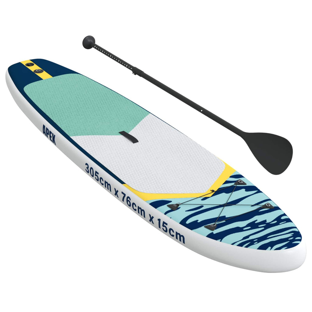 vidaXL Nadmuchiwany Paddle Board APEX 305 x 76 x 15 cm niebieski dla