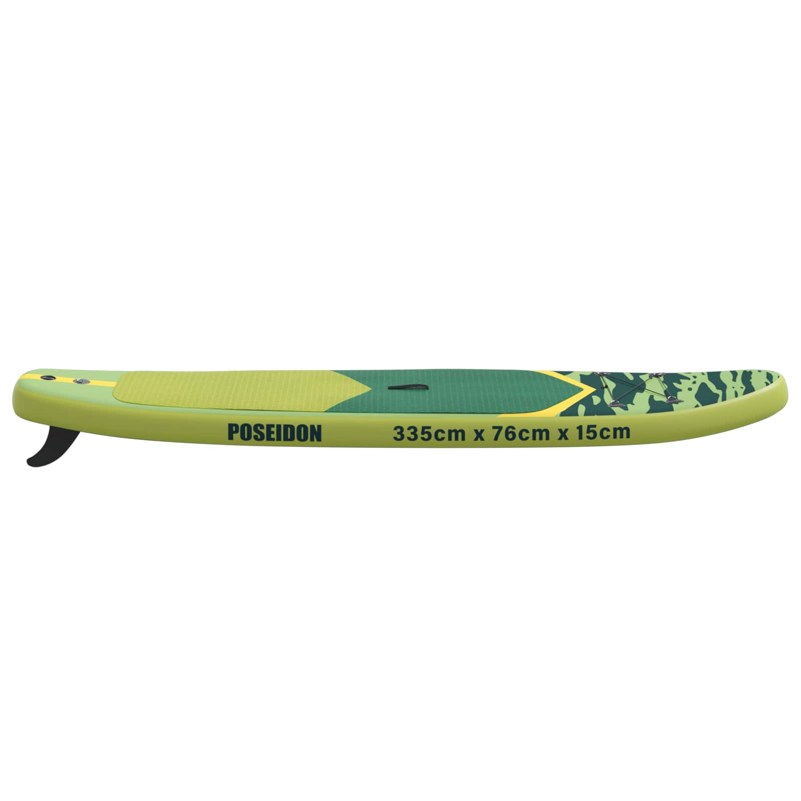 vidaXL Nadmuchiwany Paddle Board POSEIDON Zielony 335 x 76 x 15 cm PVC