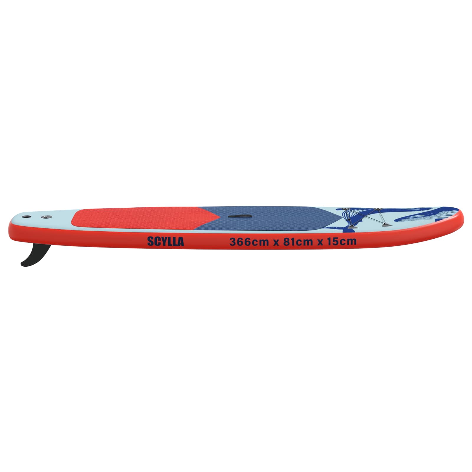 vidaXL Nadmuchiwany Paddle Board SCYLLA 366 x 81 x 15 cm niebieski dla