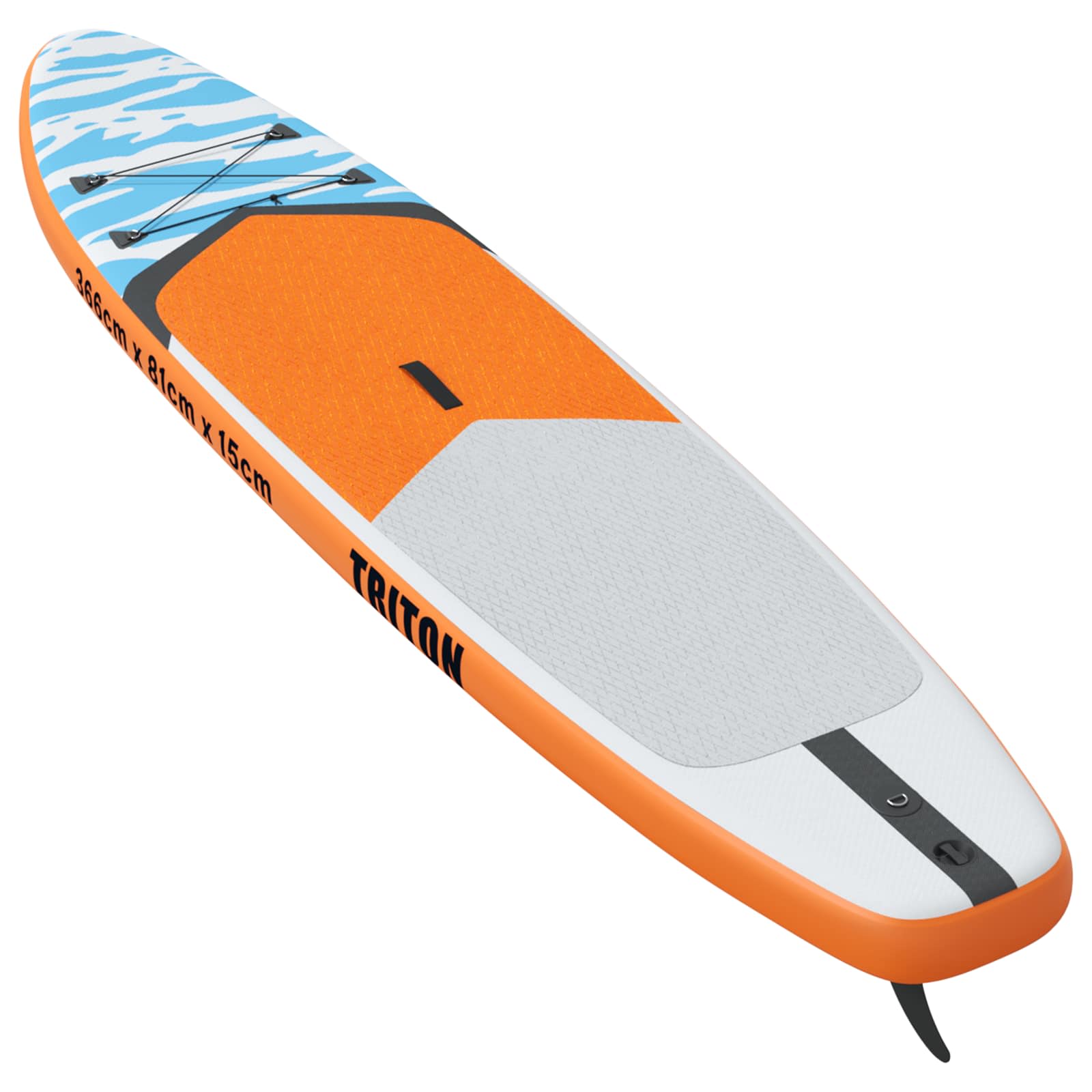 vidaXL Nadmuchiwany Paddle Board TRITON 366 x 81 x 15 cm niebieski dla