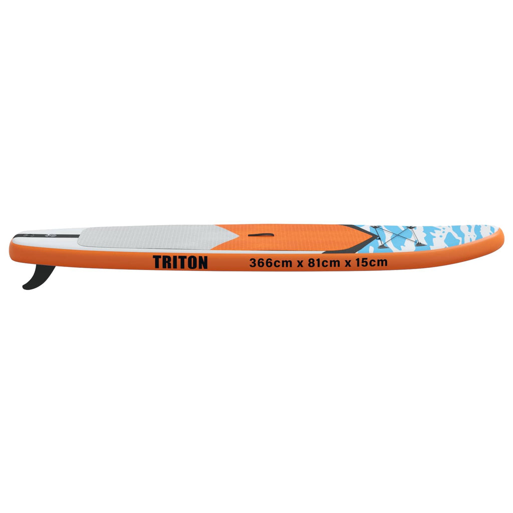 vidaXL Nadmuchiwany Paddle Board TRITON 366 x 81 x 15 cm niebieski dla