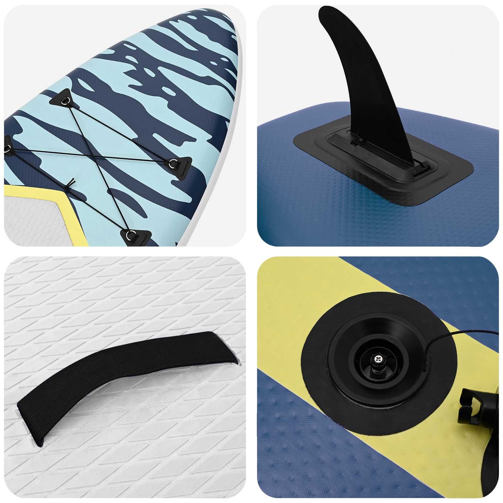 vidaXL Nadmuchiwany deska do paddleboardu APEX 366 x 81 x 15 cm dla