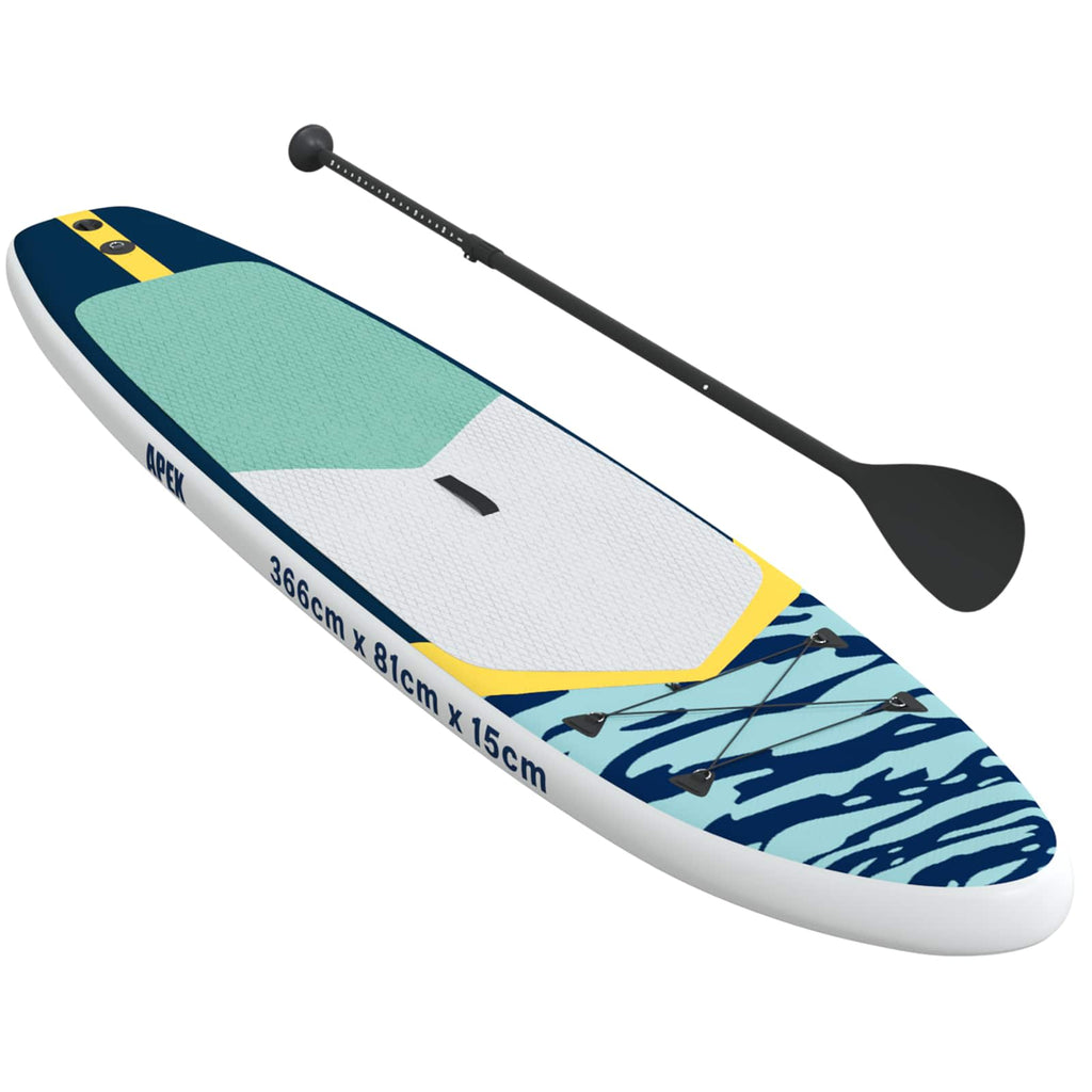 vidaXL Nadmuchiwany deska do paddleboardu APEX 366 x 81 x 15 cm dla
