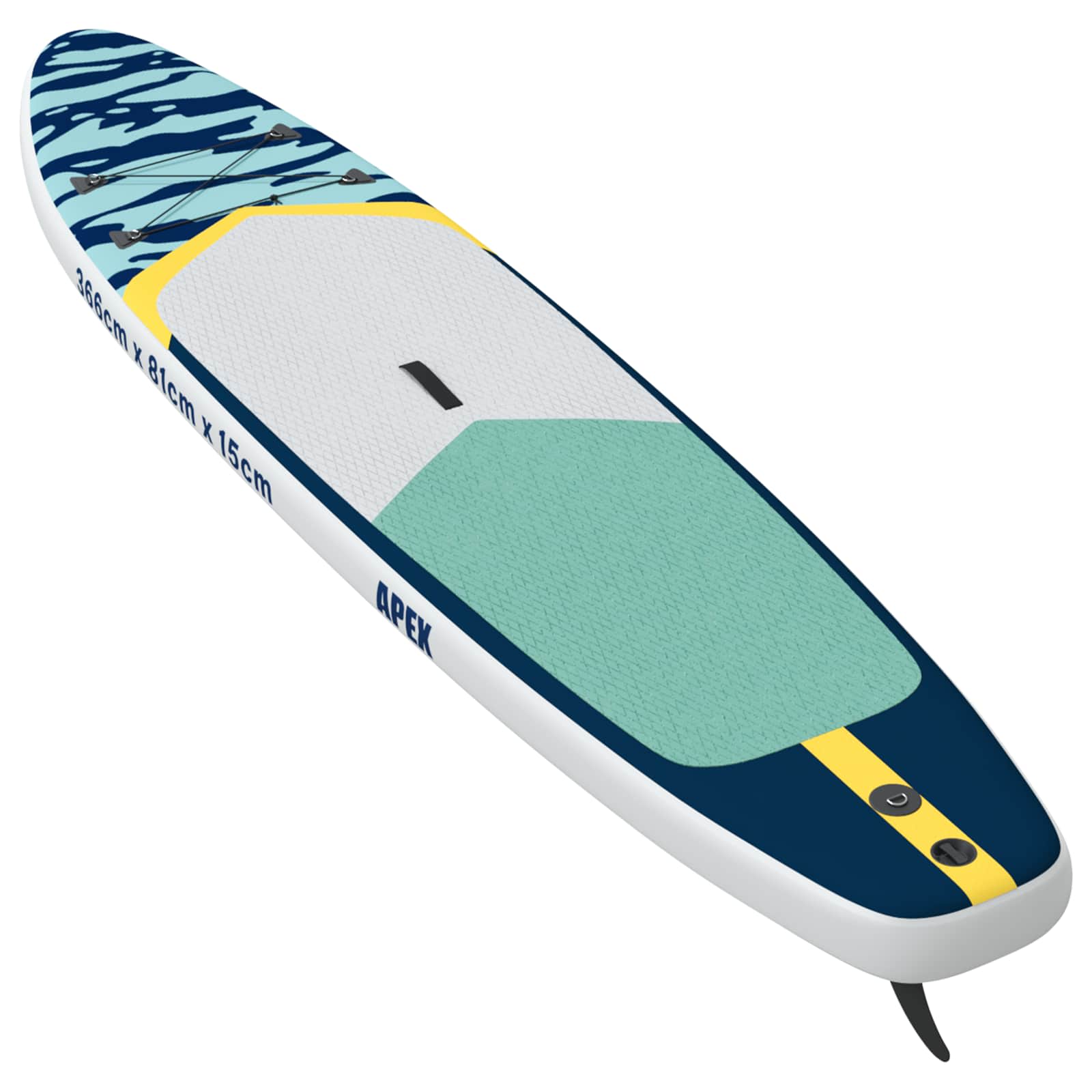 vidaXL Nadmuchiwany deska do paddleboardu APEX 366 x 81 x 15 cm dla