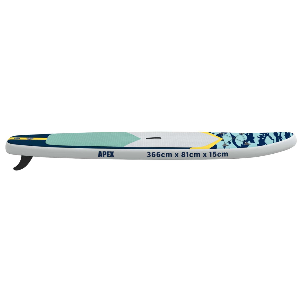 vidaXL Nadmuchiwany deska do paddleboardu APEX 366 x 81 x 15 cm dla