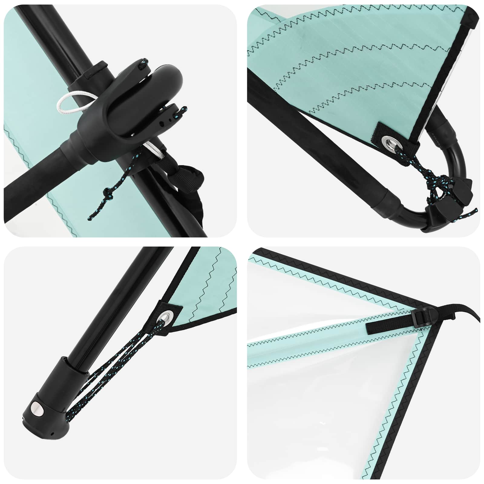 vidaXL Nadmuchiwany deska SUP z żaglem HYDROS 330 x 76 x 15 cm dla
