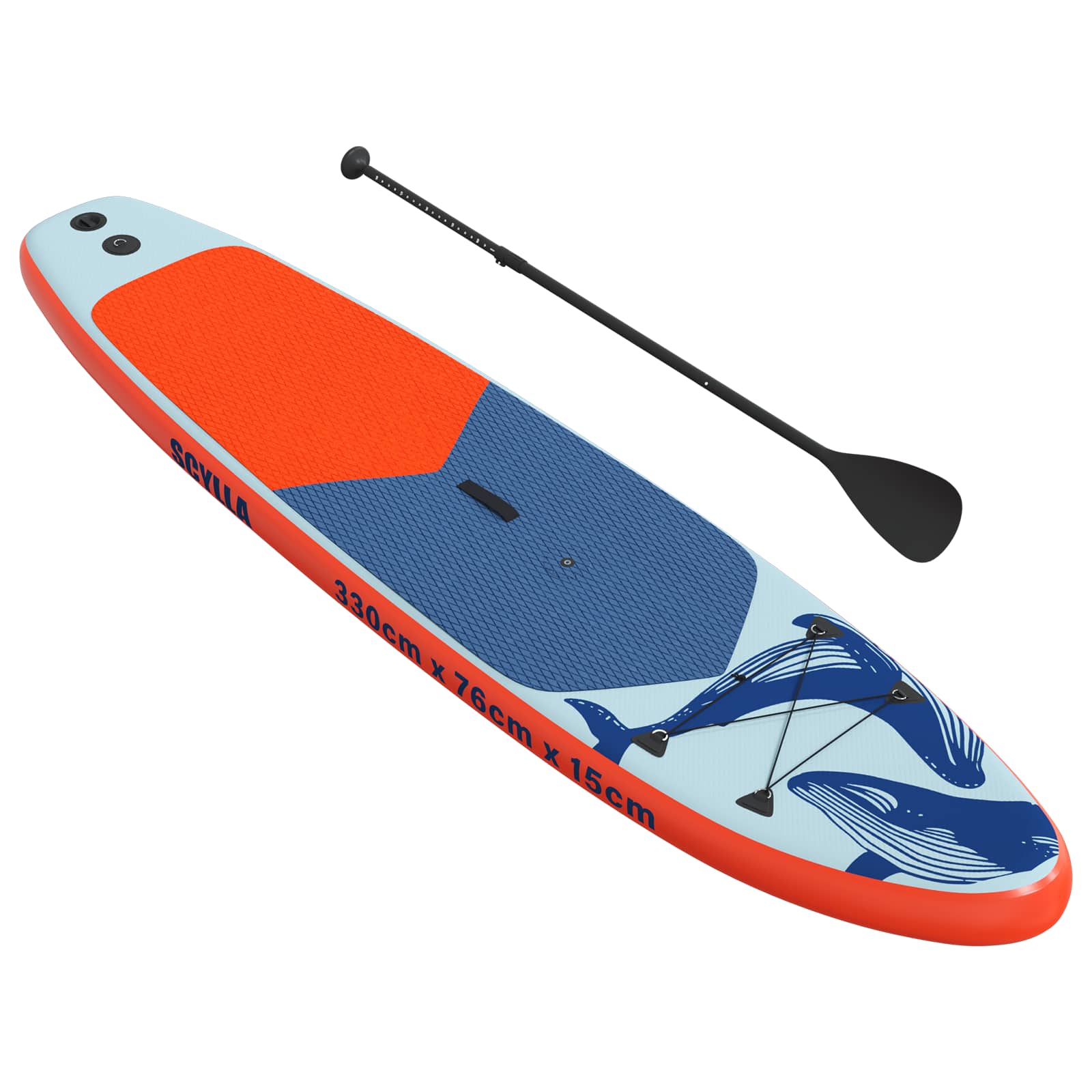vidaXL Nadmuchiwany deska SUP z żaglem SCYLLA 330 x 76 x 15 cm dla