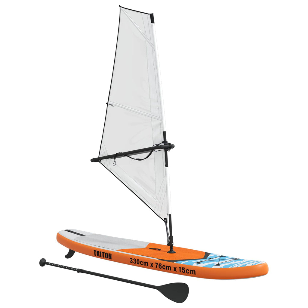 vidaXL Nadmuchiwany deska SUP z żaglem TRITON 330 x 76 x 15 cm dla