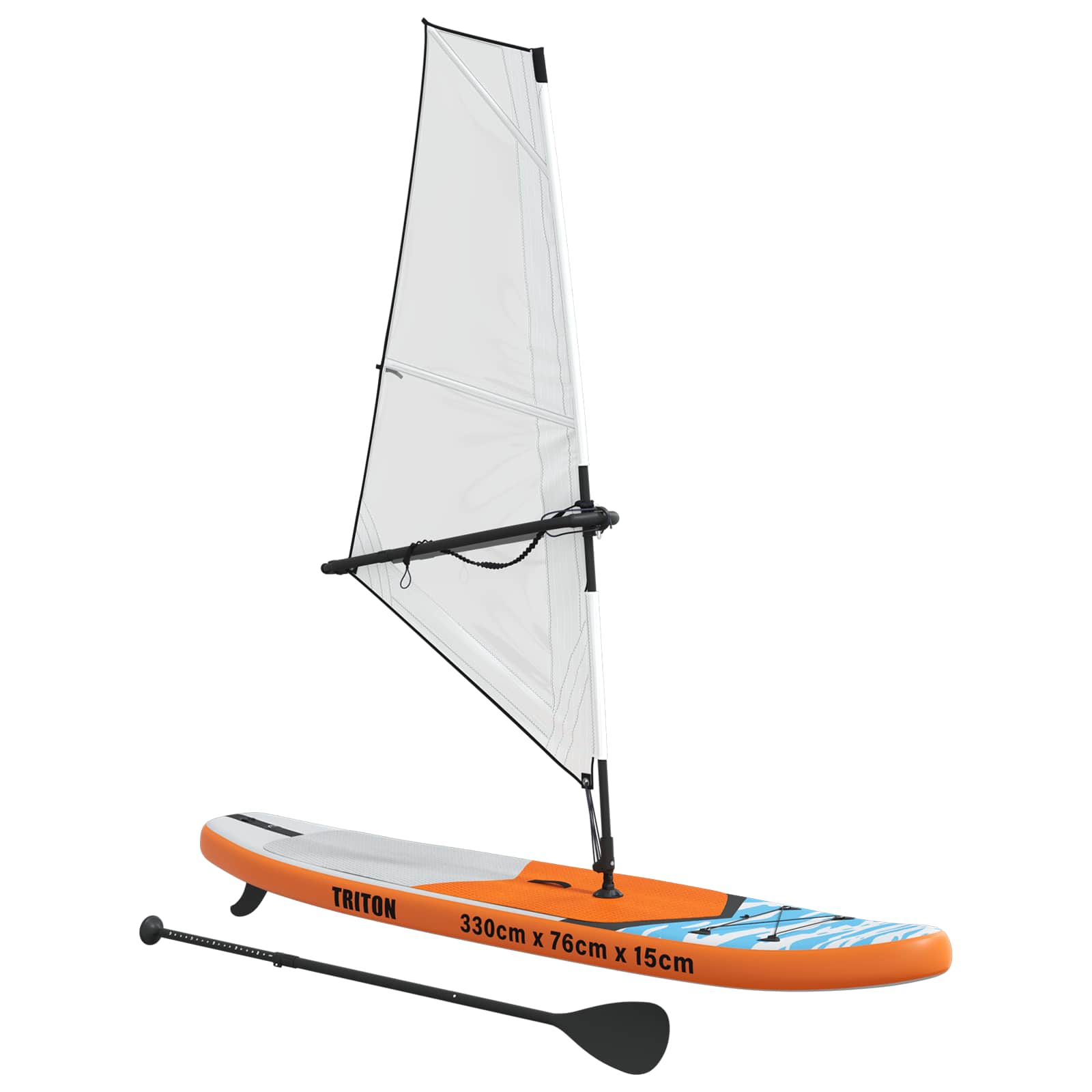 vidaXL Nadmuchiwany deska SUP z żaglem TRITON 330 x 76 x 15 cm dla