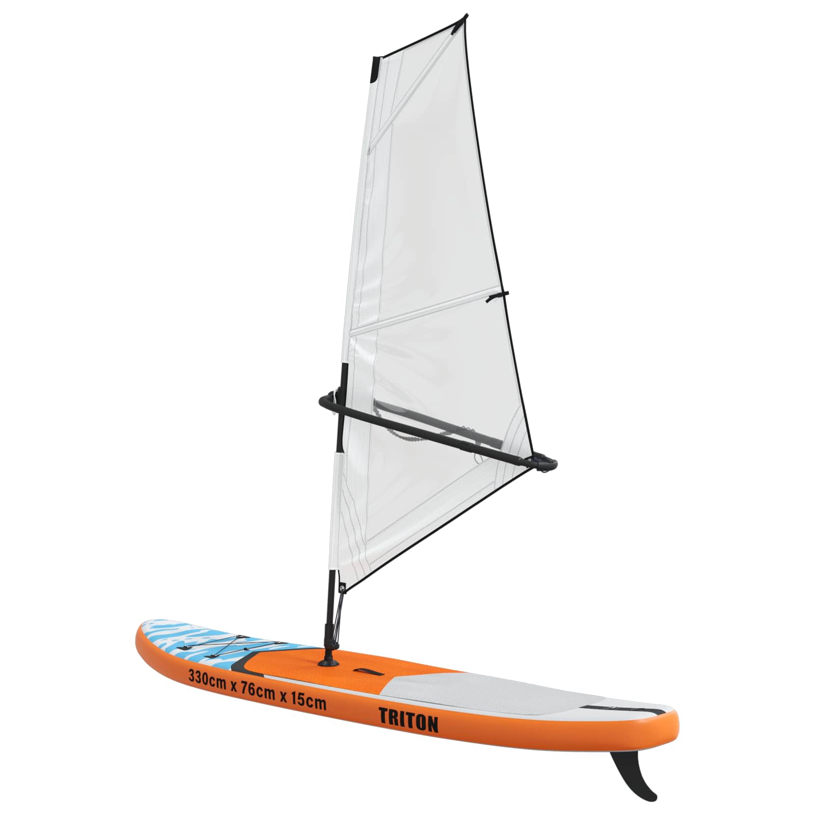 vidaXL Nadmuchiwany deska SUP z żaglem TRITON 330 x 76 x 15 cm dla