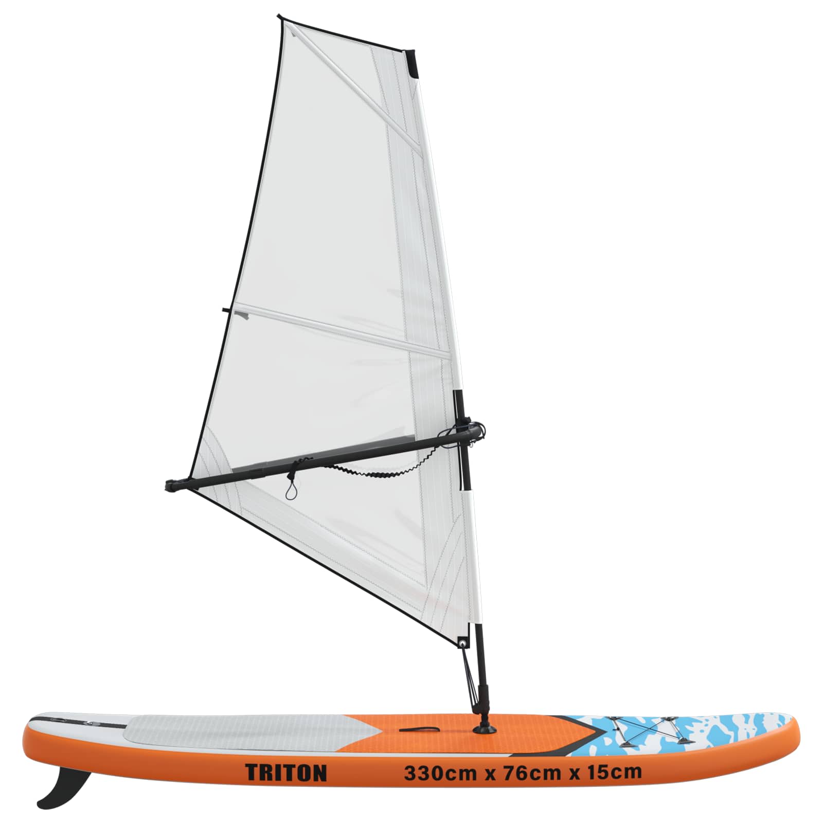 vidaXL Nadmuchiwany deska SUP z żaglem TRITON 330 x 76 x 15 cm dla