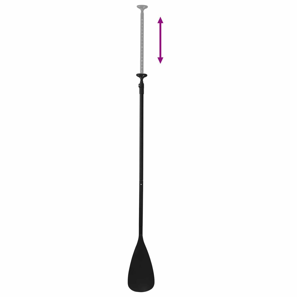 vidaXL 2 w 1 Kajak i SUP Paddle 203 x 19,5 cm Czarny