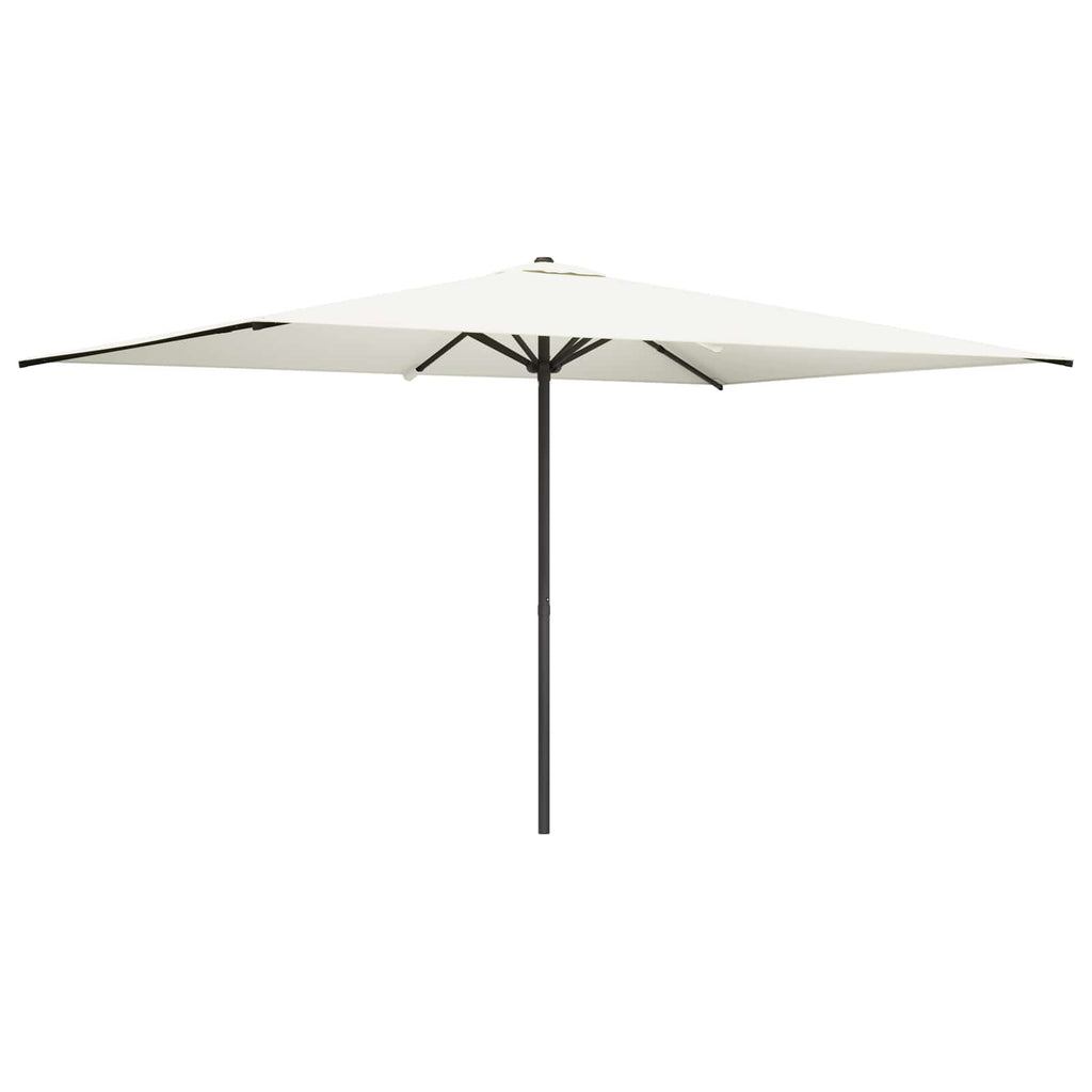 vidaXL Parasolka ogrodowa 200 x 300 cm Poliester Prostokątny kremowy