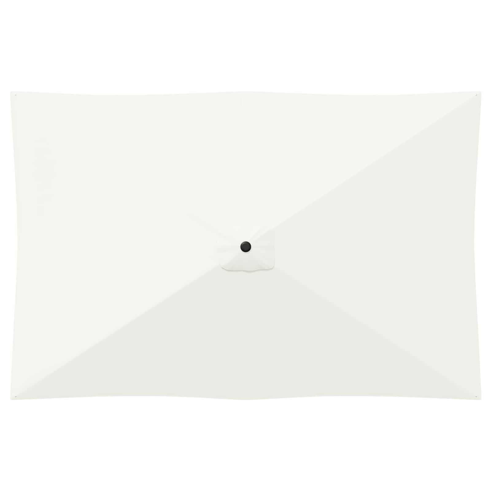 vidaXL Parasolka ogrodowa 200 x 300 cm Poliester Prostokątny kremowy