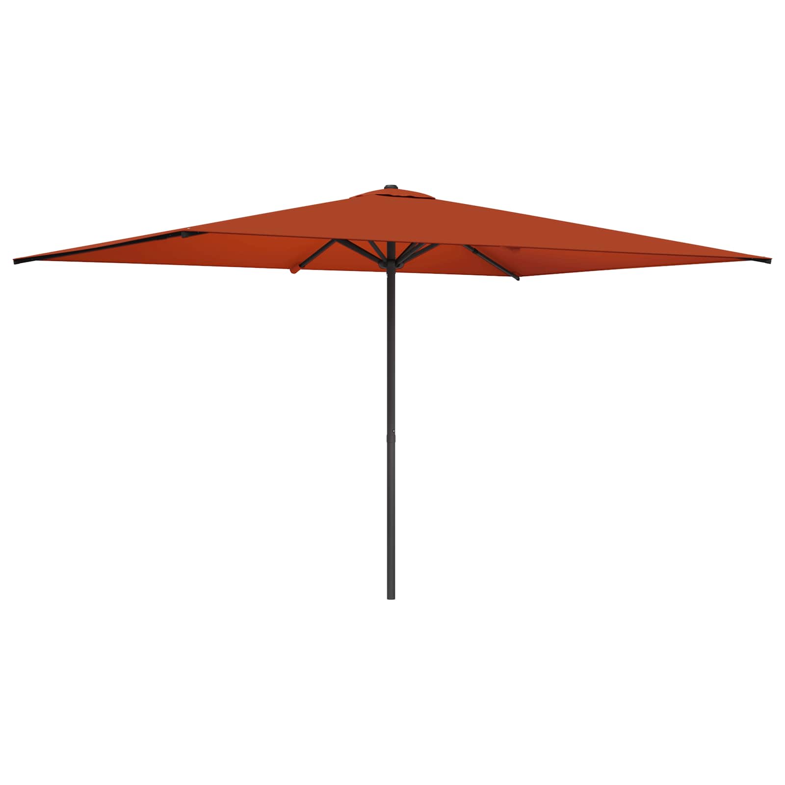 vidaXL Parasolka ogrodowa 200 x 300 cm Poliester Prostokątny terakota