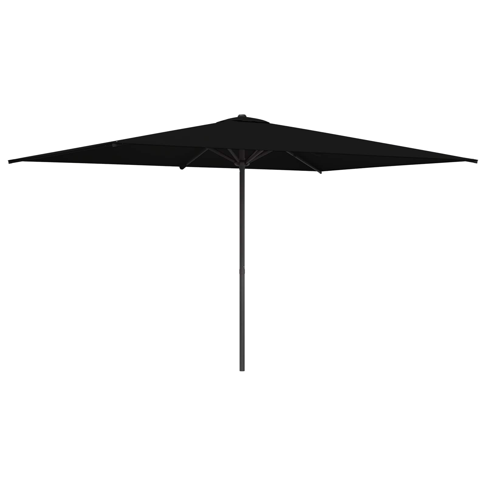 vidaXL Parasolka ogrodowa 200 x 300 cm Poliester Prostokątny Czarny