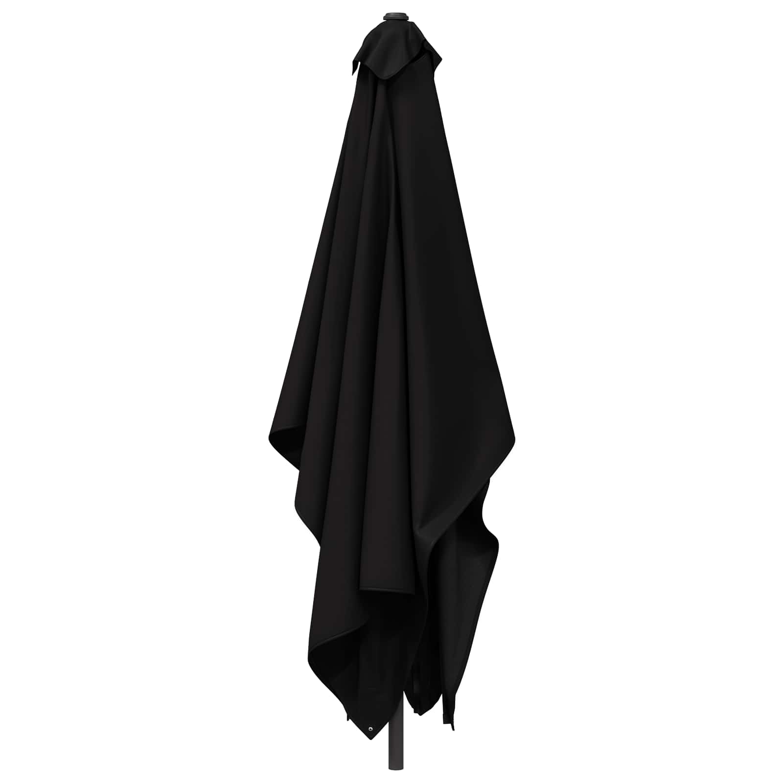 vidaXL Parasolka ogrodowa 200 x 300 cm Poliester Prostokątny Czarny