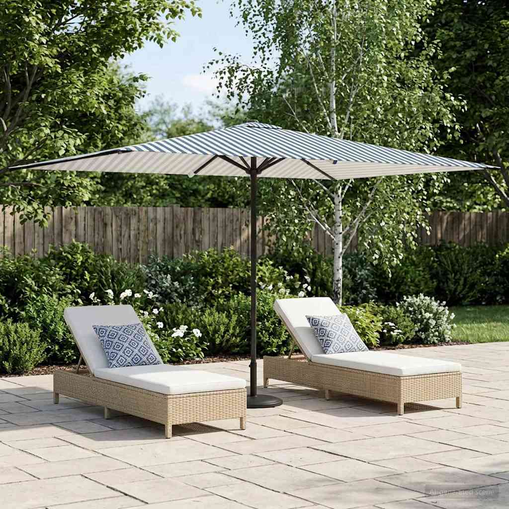 vidaXL Parasolka ogrodowa 200 x 300 cm Poliester Prostokątny