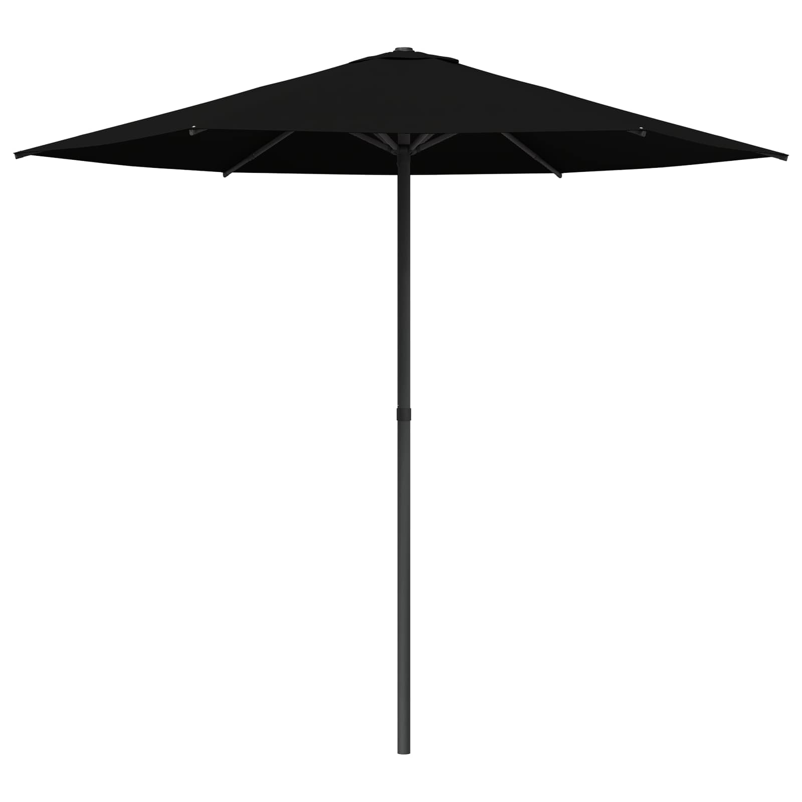 vidaXL Parasolka ogrodowa 230 x 230 cm Poliester Prostokątny Czarny