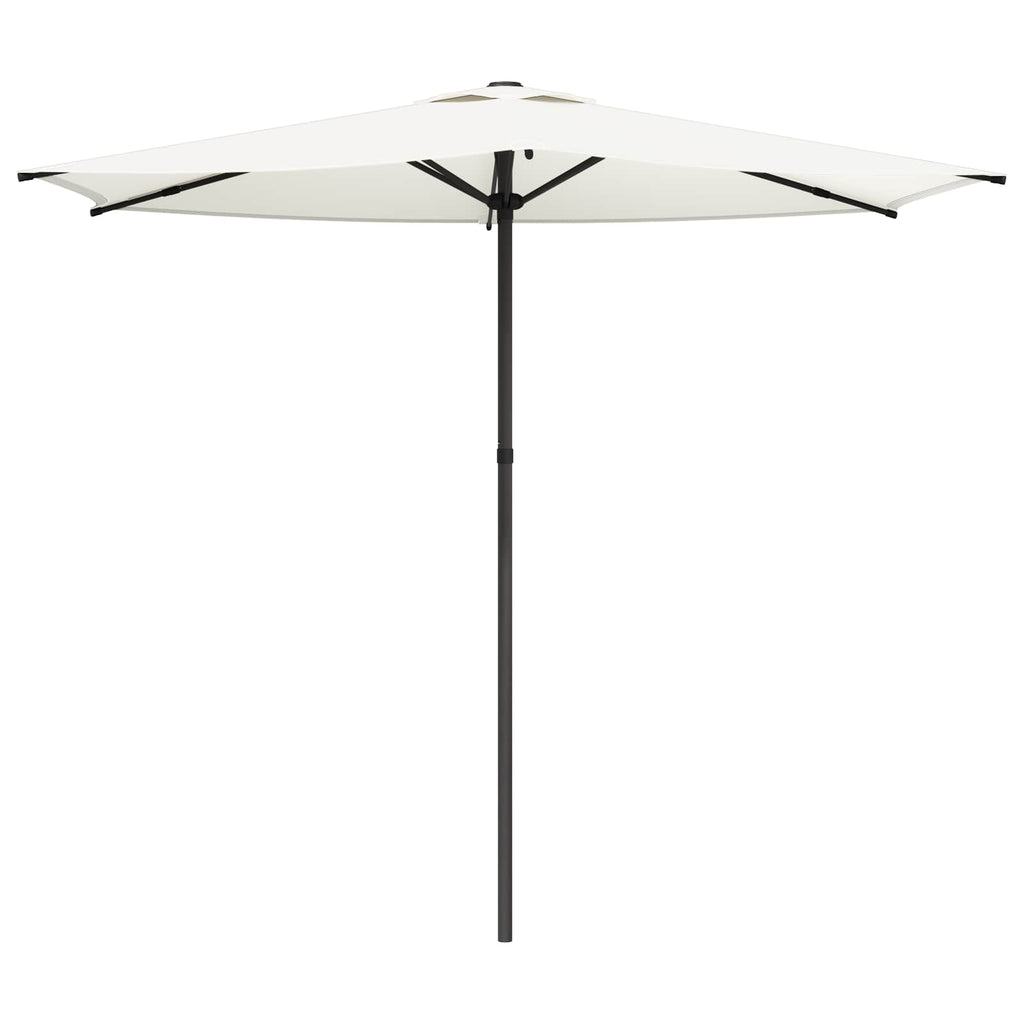 vidaXL Parasolka ogrodowa 270 x 270 cm Poliester Prostokątny kremowy