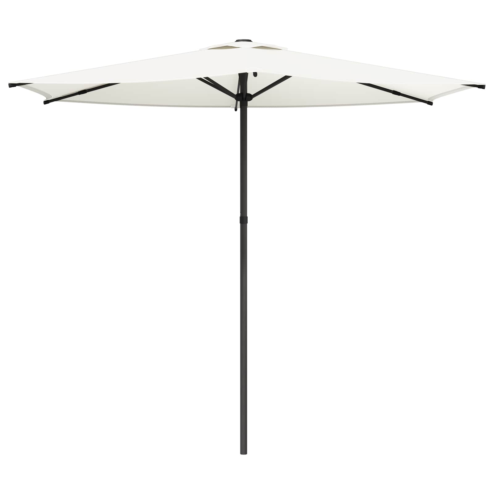 vidaXL Parasolka ogrodowa 270 x 270 cm Poliester Prostokątny kremowy