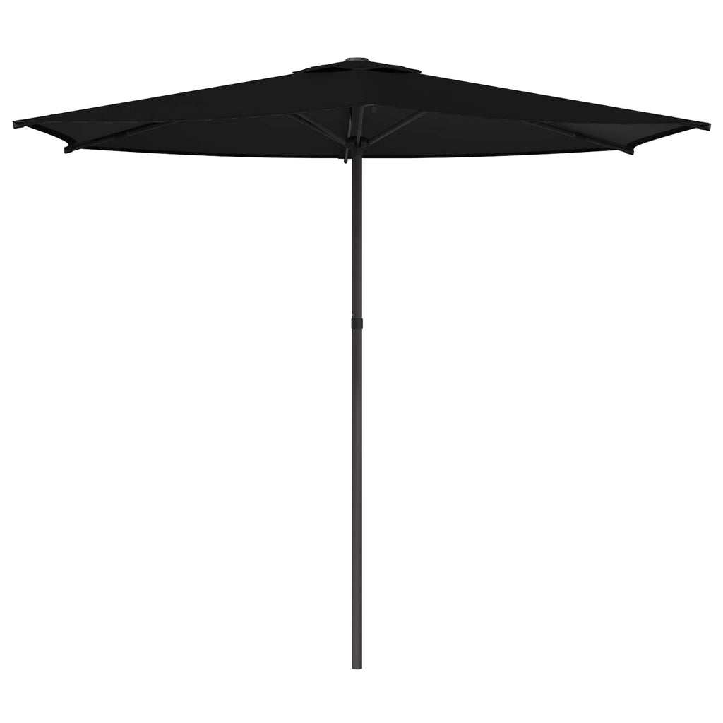 vidaXL Parasolka ogrodowa 270 x 270 cm Poliester Prostokątny Czarny