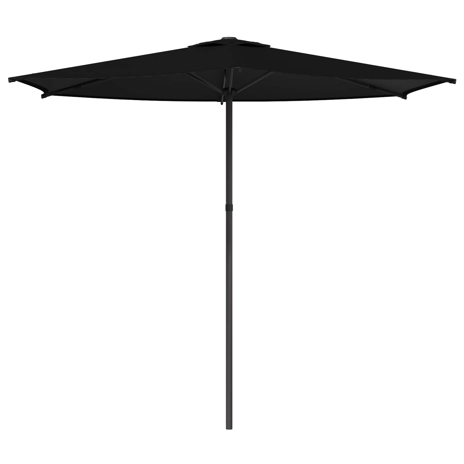 vidaXL Parasolka ogrodowa 270 x 270 cm Poliester Prostokątny Czarny