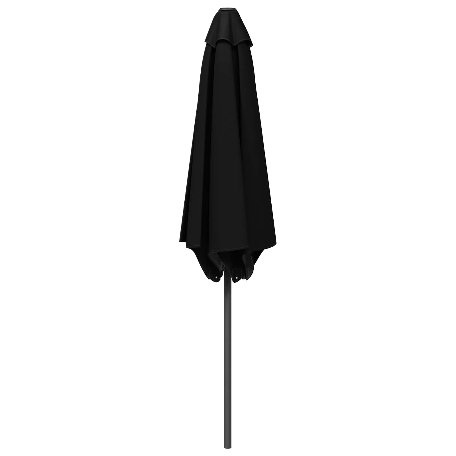 vidaXL Parasolka ogrodowa 270 x 270 cm Poliester Prostokątny Czarny