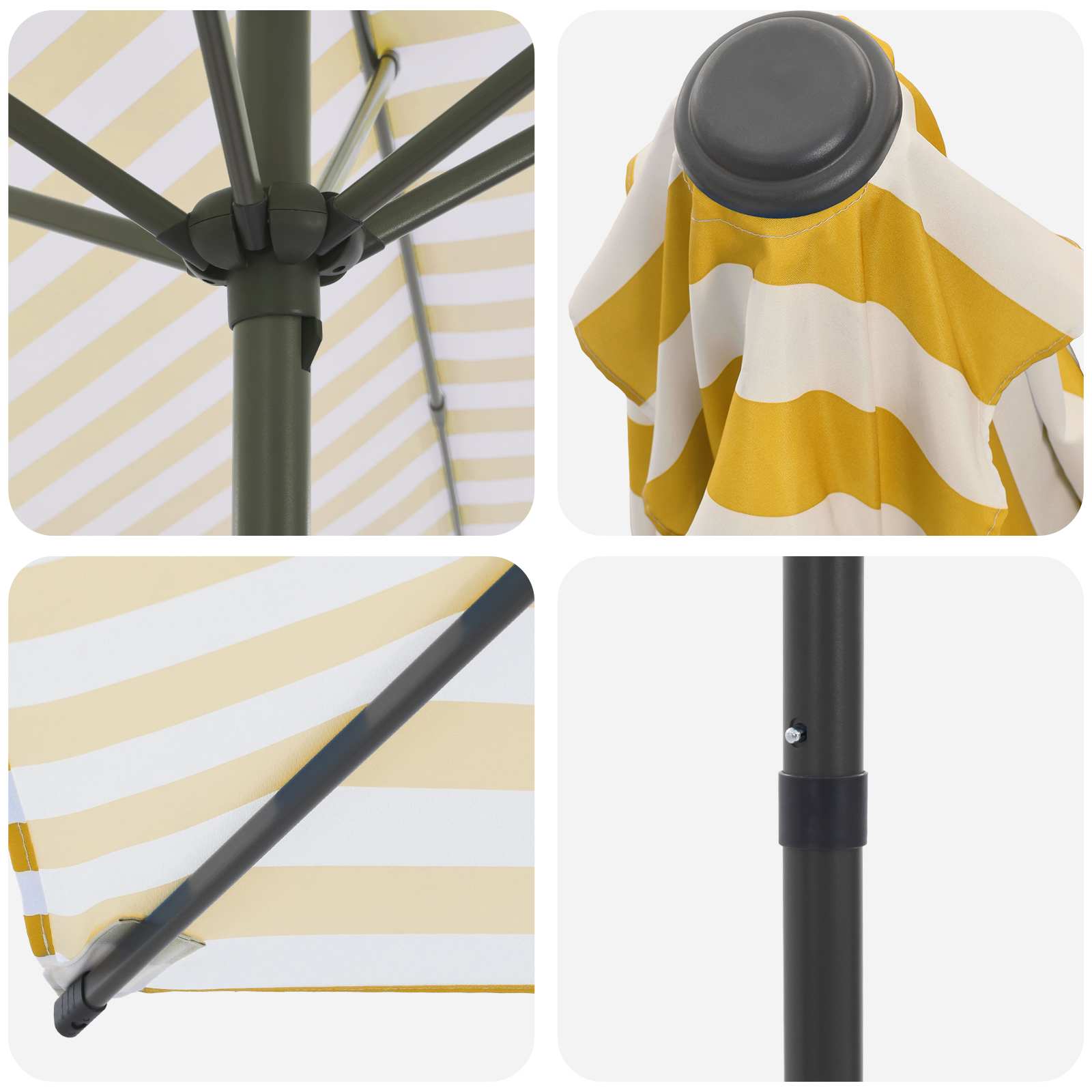 vidaXL Parasolka ogrodowa 270 x 270 cm Poliester Prostokątny