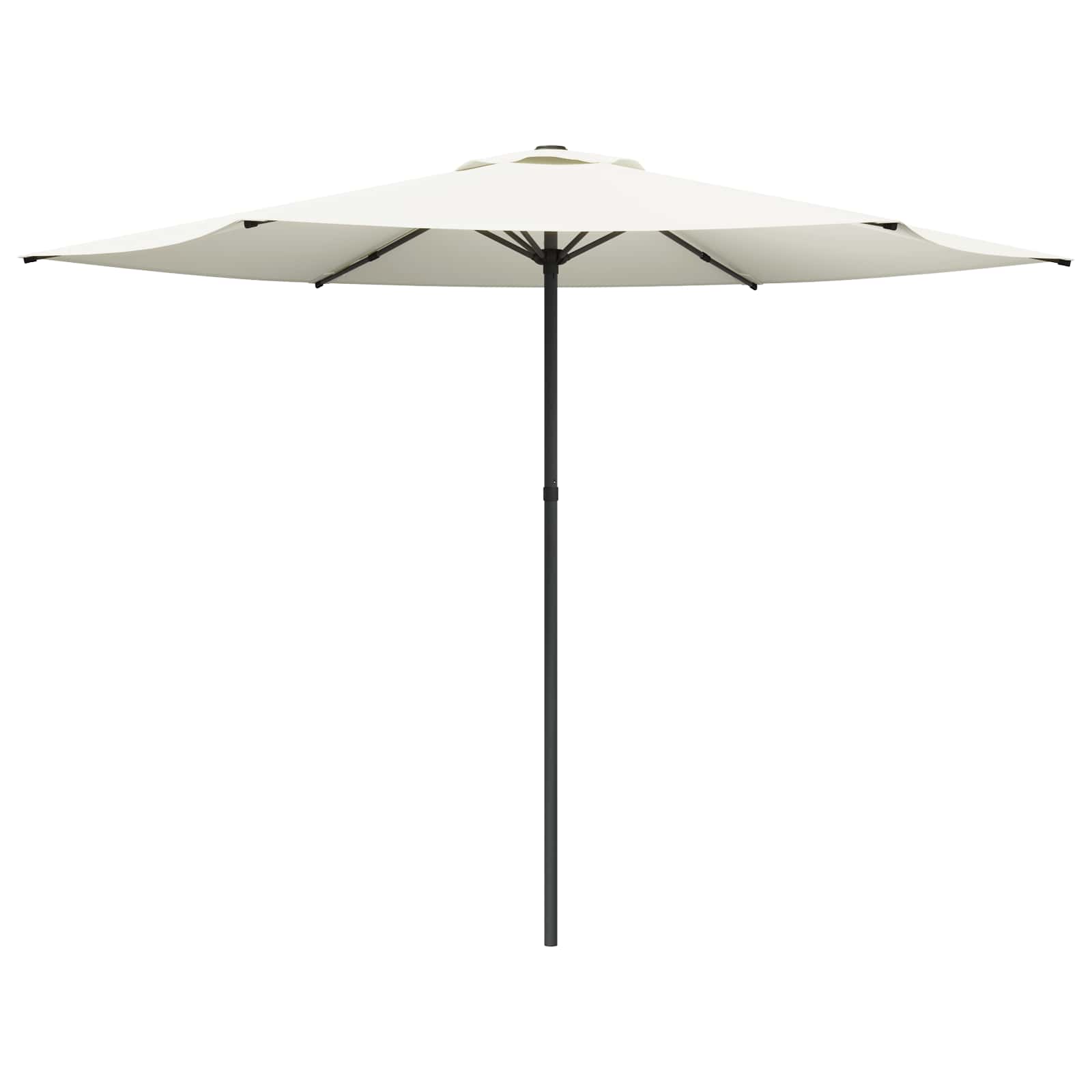 vidaXL Parasolka ogrodowa 300 x 300 cm Poliester Prostokątny kremowy