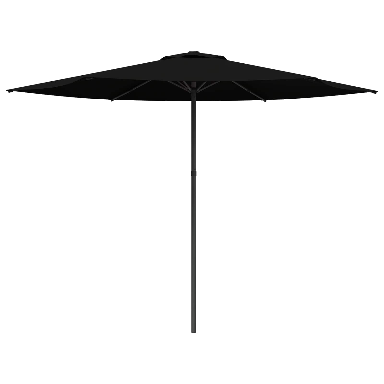 vidaXL Parasolka ogrodowa 300 x 300 cm Poliester Prostokątny Czarny