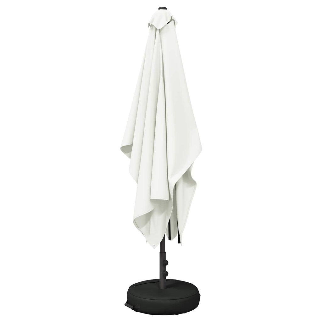 vidaXL Parasol ogrodowy z podstawą 200 x 300 cm Poliester Prostokątny