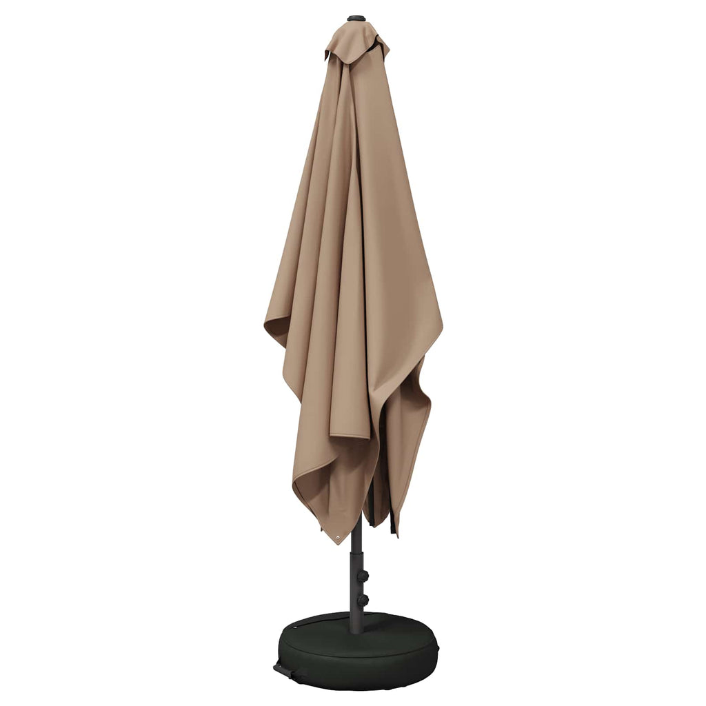 vidaXL Parasol ogrodowy z podstawą 200 x 300 cm Poliester Prostokątny