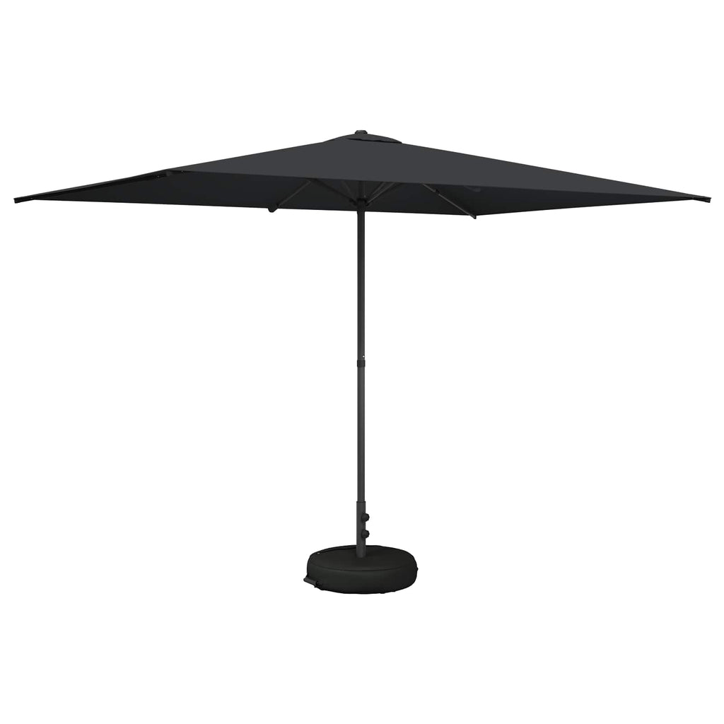 vidaXL Parasol ogrodowy z podstawą 200 x 300 cm Poliester Prostokątny