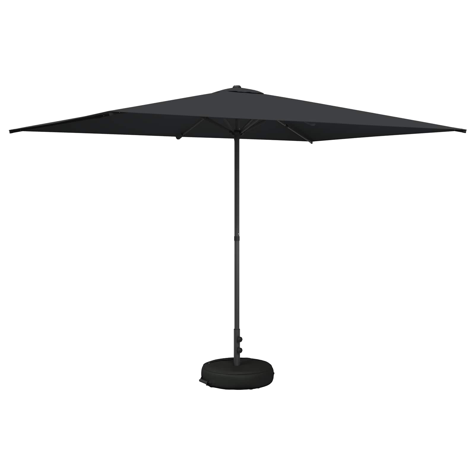 vidaXL Parasol ogrodowy z podstawą 200 x 300 cm Poliester Prostokątny