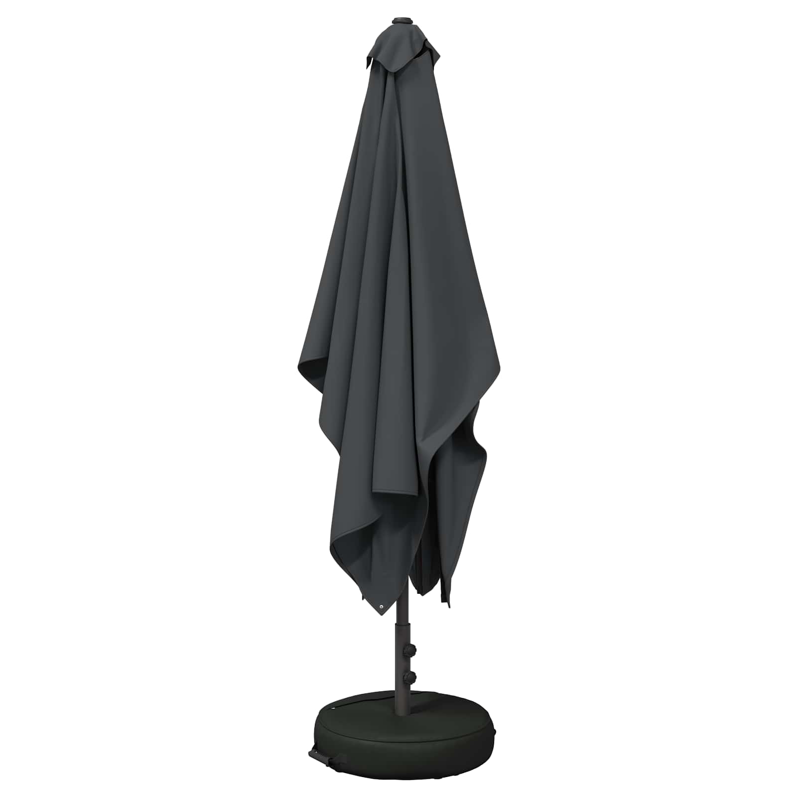 vidaXL Parasol ogrodowy z podstawą 200 x 300 cm Poliester Prostokątny
