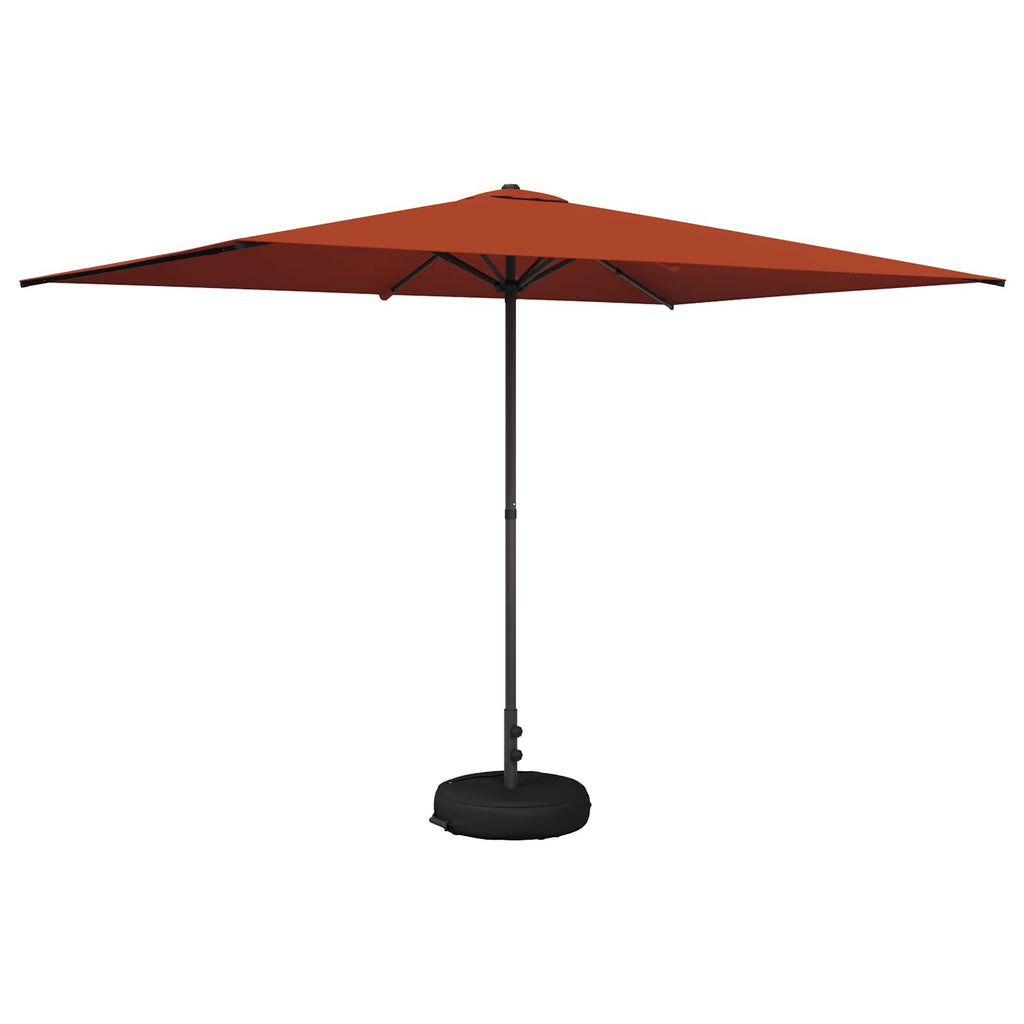 vidaXL Parasol ogrodowy z podstawą 200 x 300 cm Poliester Prostokątny