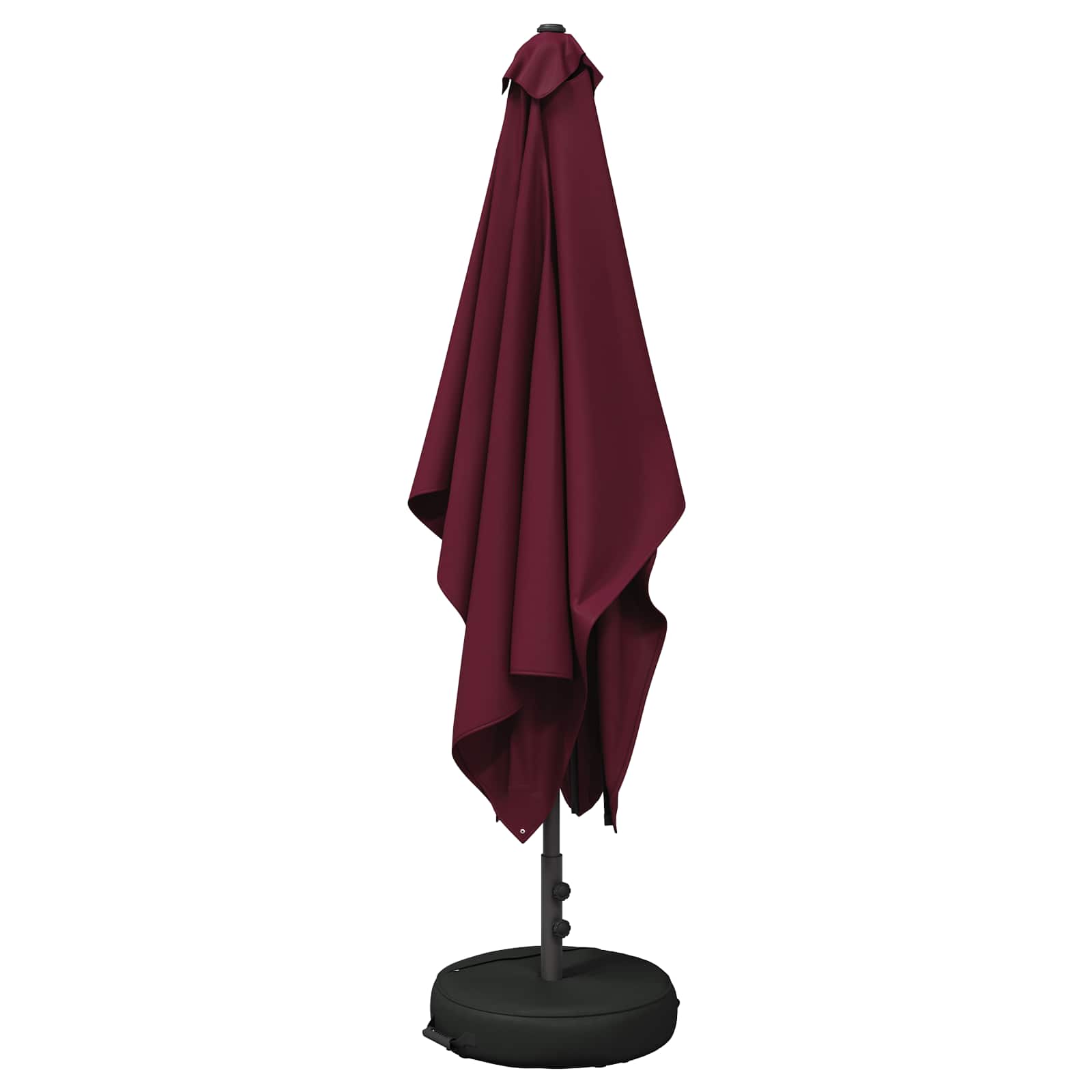 vidaXL Parasol ogrodowy z podstawą 200 x 300 cm Poliester Prostokątny