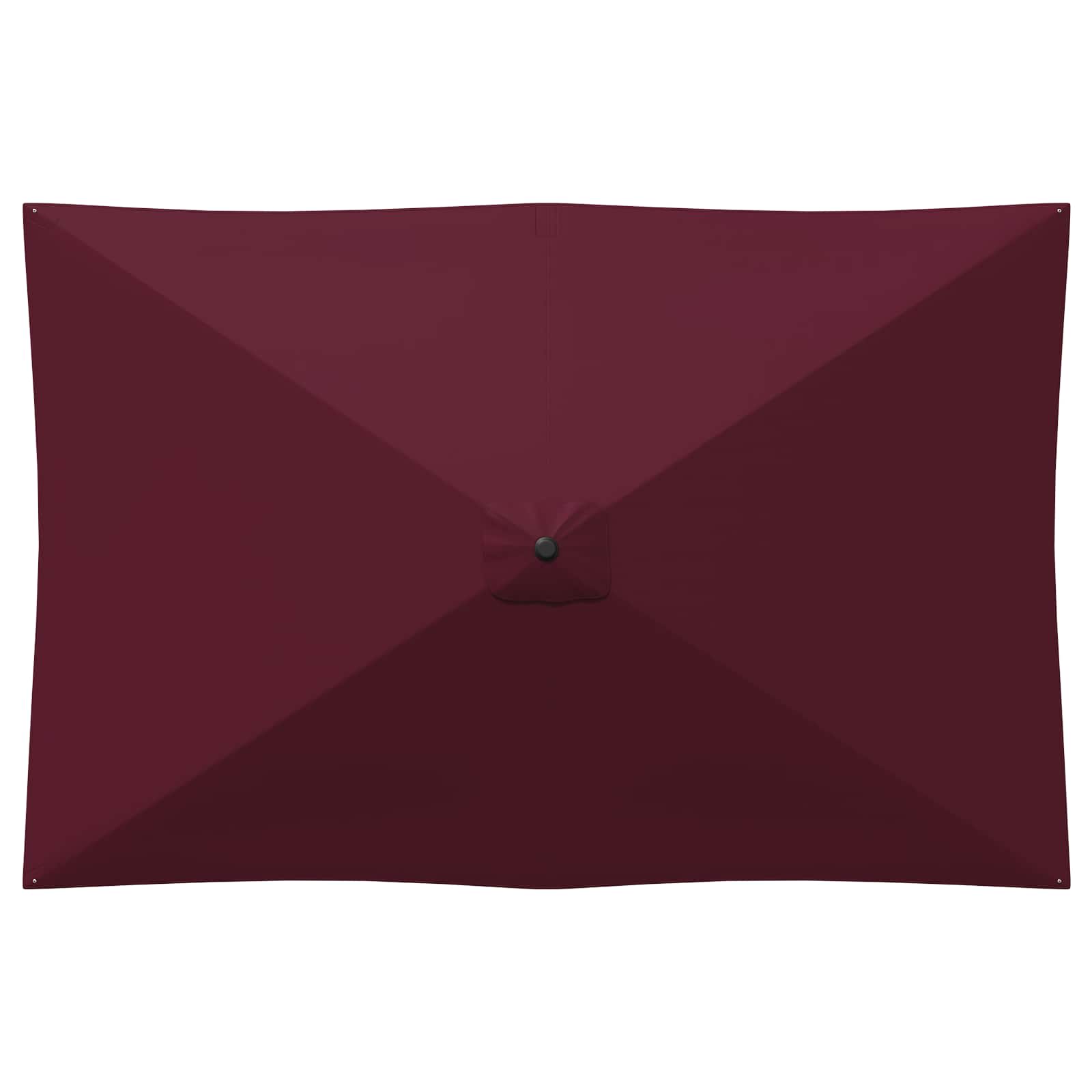 vidaXL Parasol ogrodowy z podstawą 200 x 300 cm Poliester Prostokątny