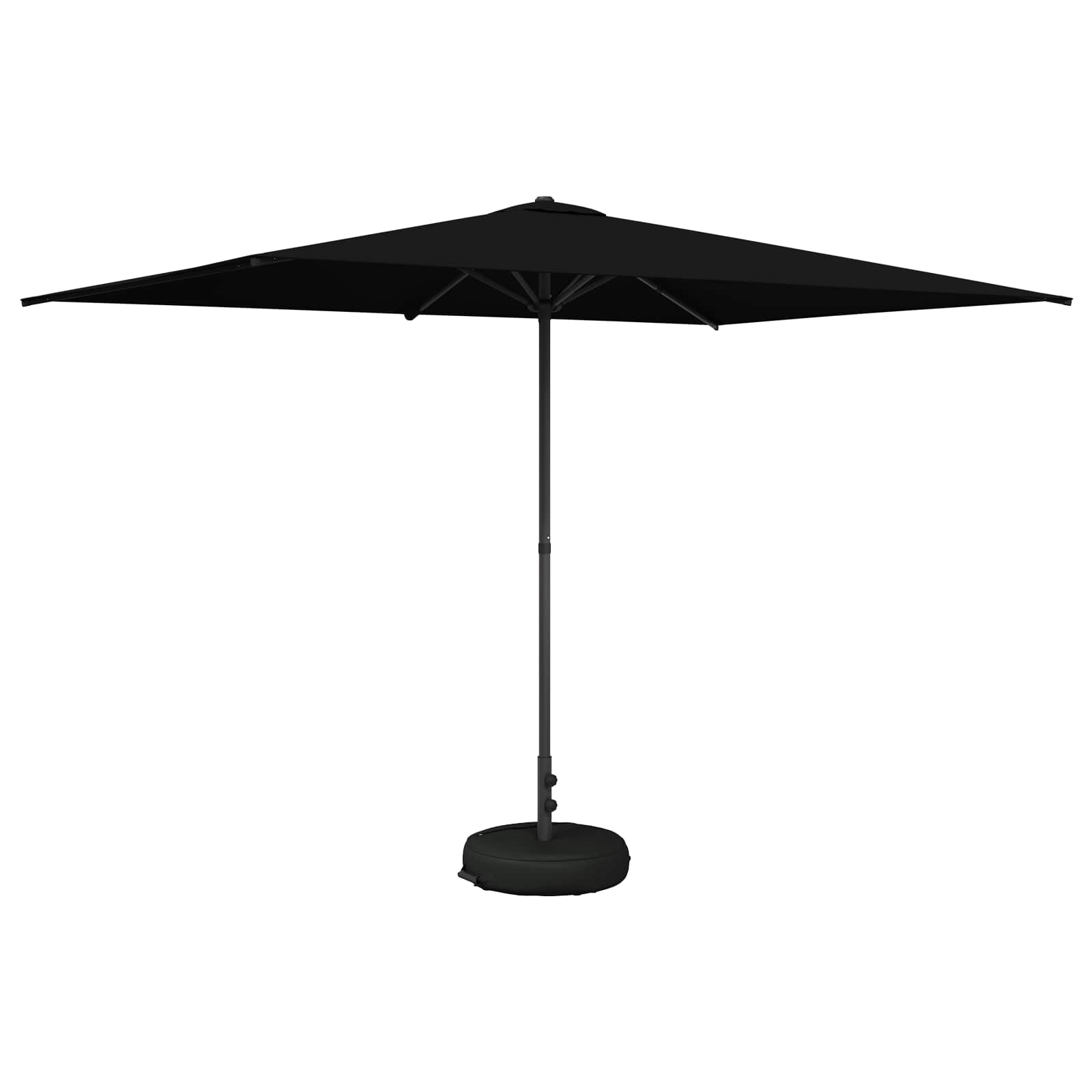 vidaXL Parasol ogrodowy z podstawą 200 x 300 cm Poliester Prostokątny